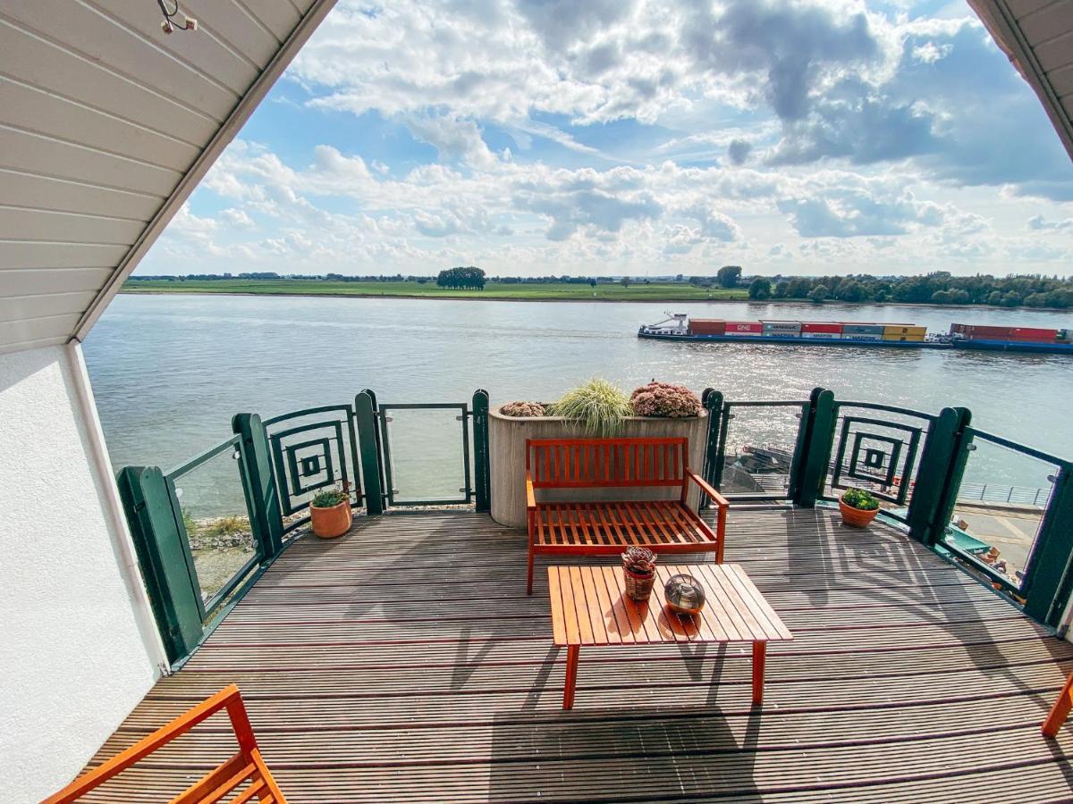 Rheinloft 3 - Grosse Giebelwohnung Mit Dachterrassen An Der Rheinpromenade Emmerich Kültér fotó