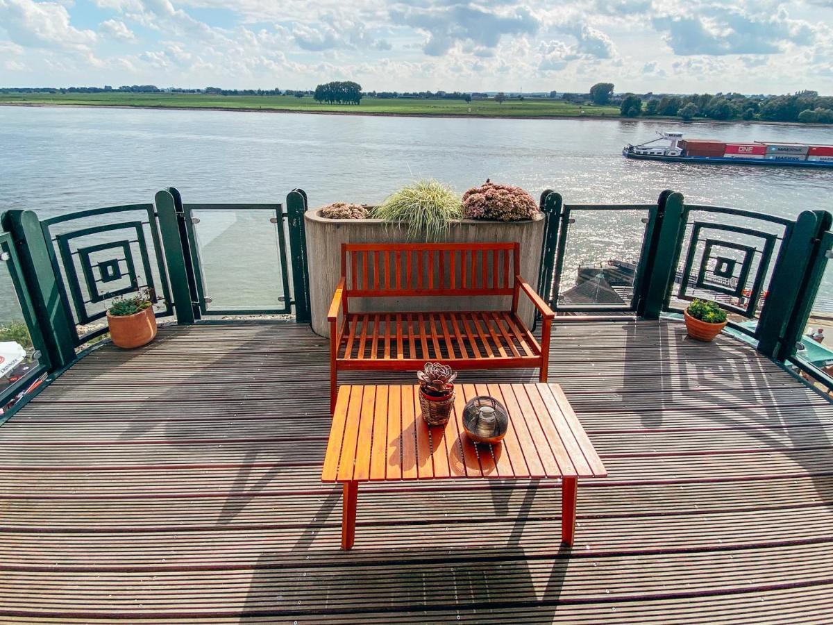 Rheinloft 3 - Grosse Giebelwohnung Mit Dachterrassen An Der Rheinpromenade Emmerich Kültér fotó