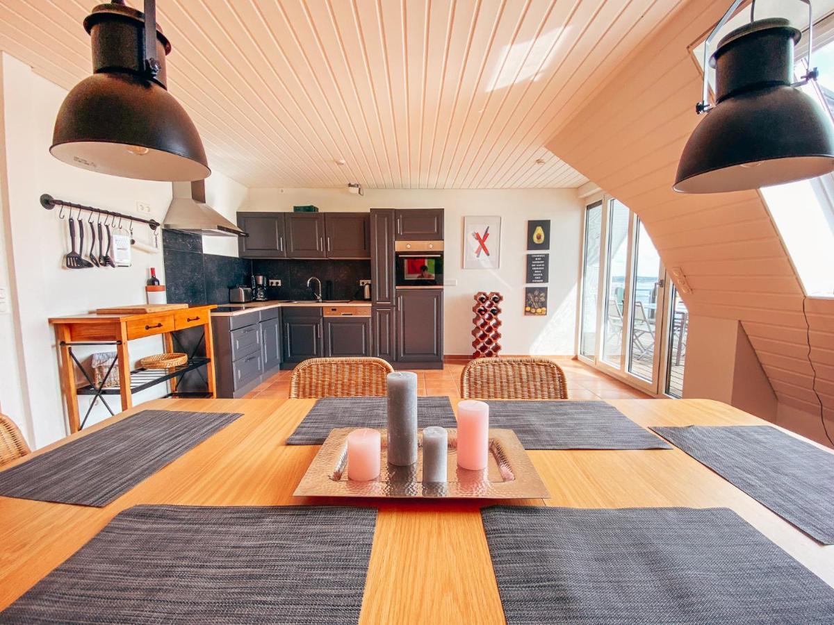 Rheinloft 3 - Grosse Giebelwohnung Mit Dachterrassen An Der Rheinpromenade Emmerich Kültér fotó